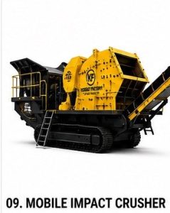 Kosrat Factory tracked mobile impact crusher