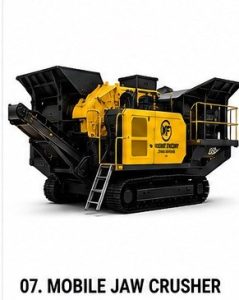 Kosrat Factory tracked mobile jaw crusher